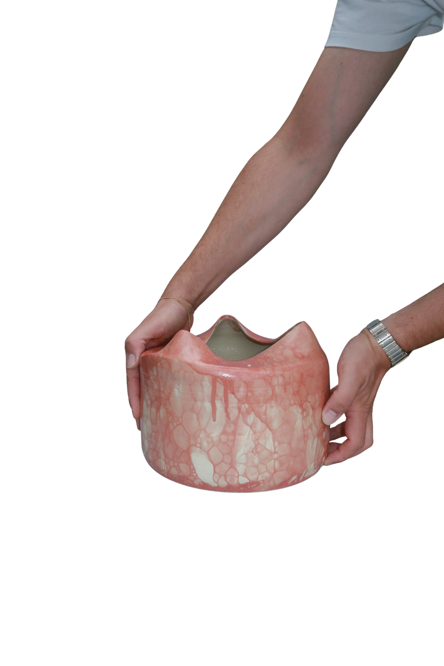 Wavy Vase – Blush