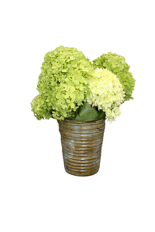 Ribbed Vase – Earth
