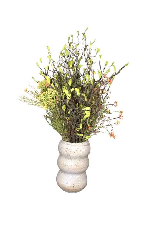 Wavy Vase – Natural Speckle